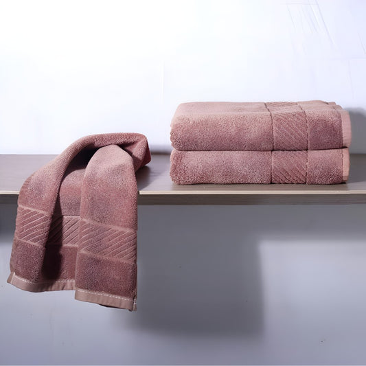 The Rich Cotton Bath Towel - Luxury 500 GSM, 75 × 145 cm, Beige