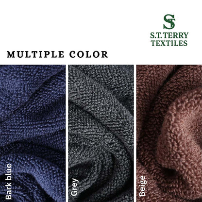 Treasure Cotton Bath Towel - Luxury 500 GSM, 75 × 145 cm, Grey