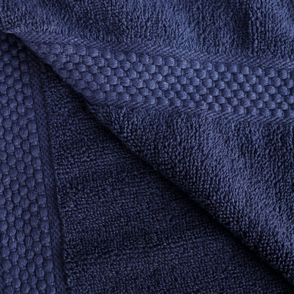 The Rich Cotton Bath Towel - Luxury 500 GSM, 75 × 145 cm, Dark Blue