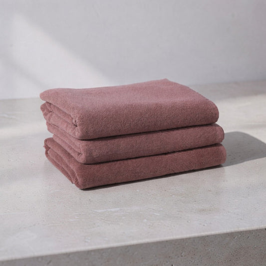 Treasure Cotton Bath Towel - Luxury 500 GSM, 75 × 145 cm, Beige