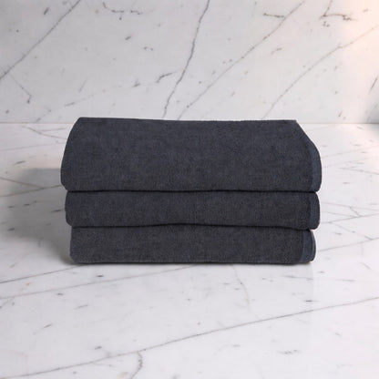 Treasure Cotton Bath Towel - Luxury 500 GSM, 75 × 145 cm, Grey