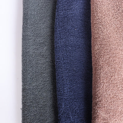 Treasure Cotton Bath Towel - Luxury 500 GSM, 75 × 145 cm, (Dark Blue, Grey, Beige - Pack of 3)